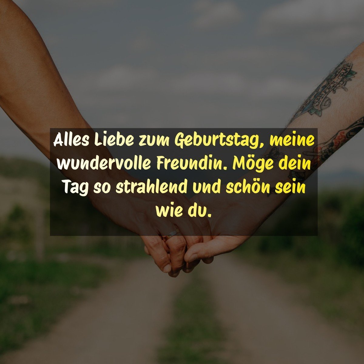 Herzlicher Gruß an meine wundervolle Freundin