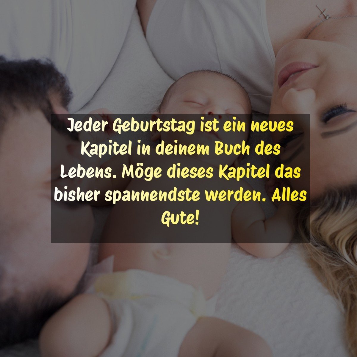 Jeder Geburtstag ist ein neues Kapitel in deinem Buch des Lebens. Möge dieses Kapitel das bisher spannendste werden. Alles Gute.