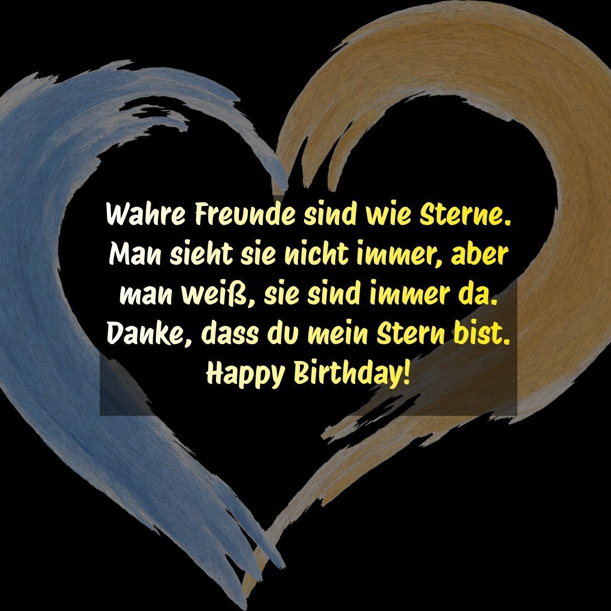 Spruch über wahre Freundschaft zum Geburtstag
